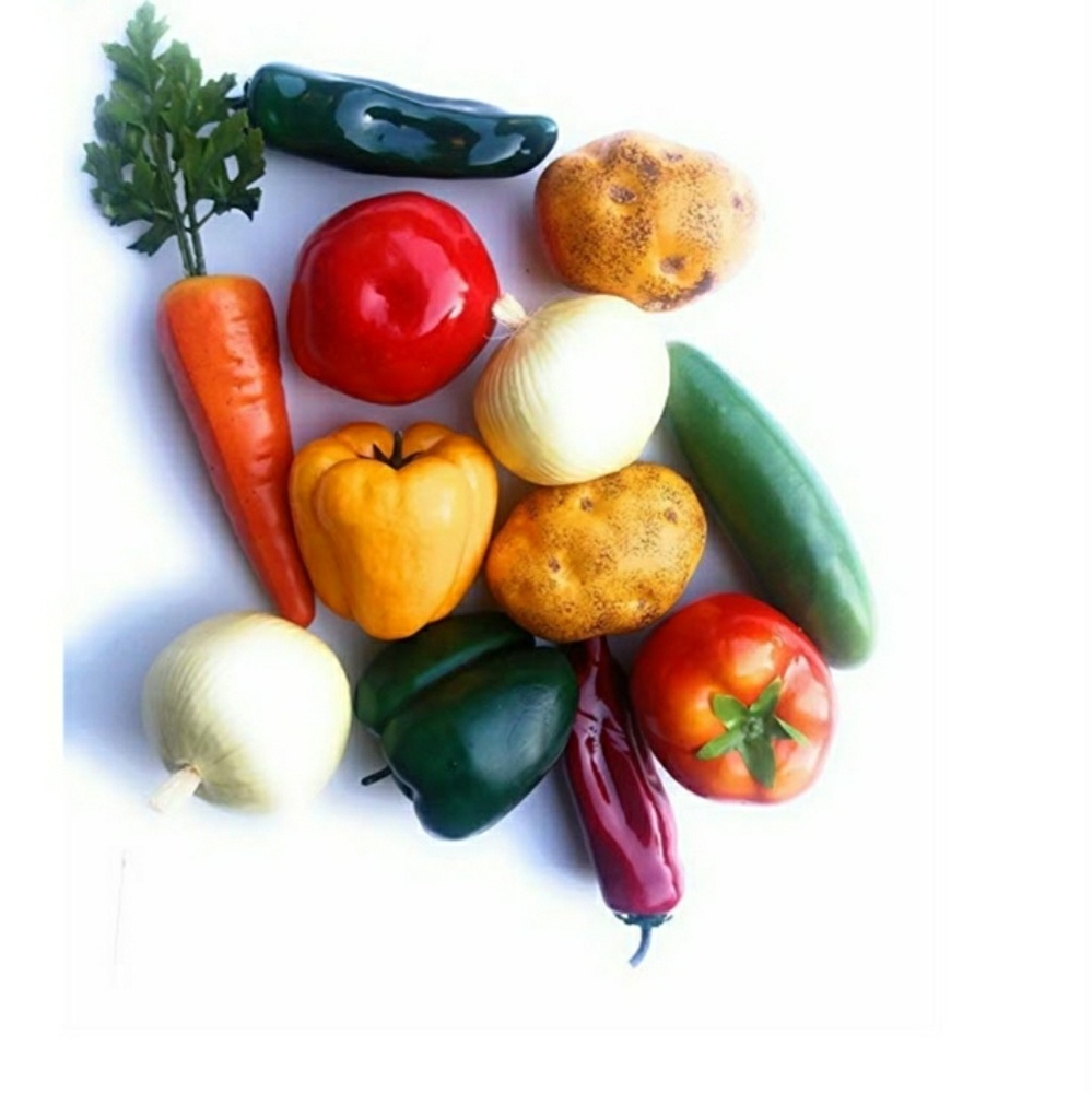 Mezly  12pcs set artificial vegetables